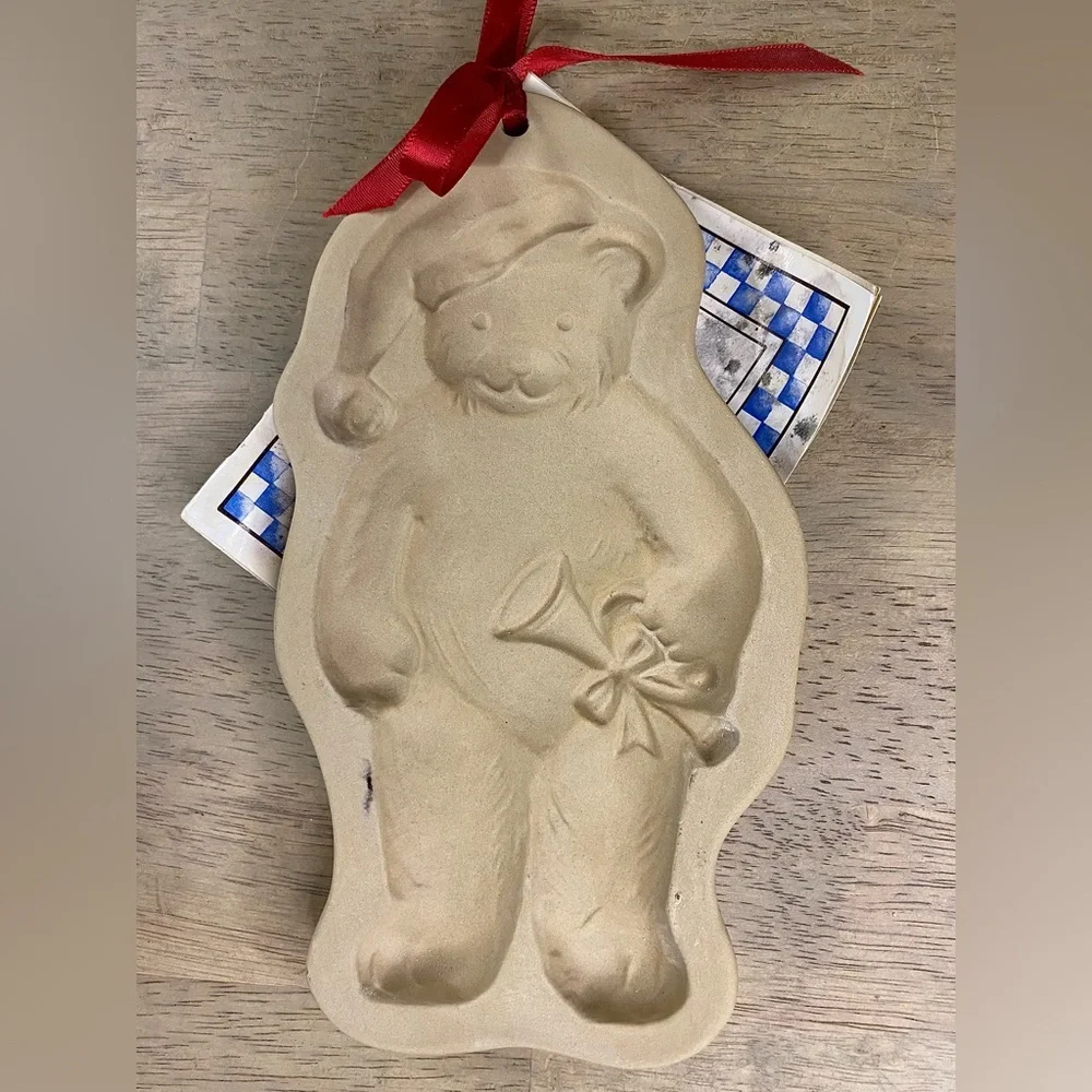 CHRISTMAS BEAR 🎄 Brown‎ Bag Cookie Company Mold-Vintage 1990